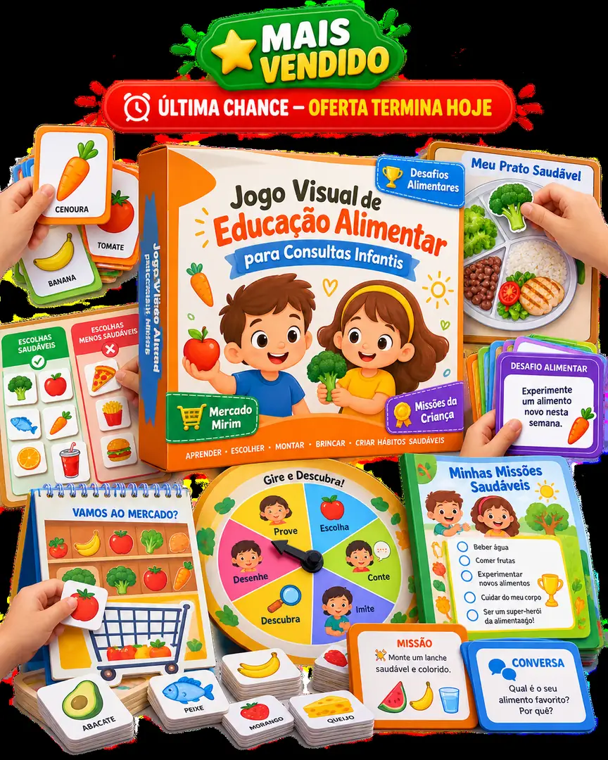 Plano Completo — Mercado Mirim — Kit Lúdico de Educação Alimentar para Crianças